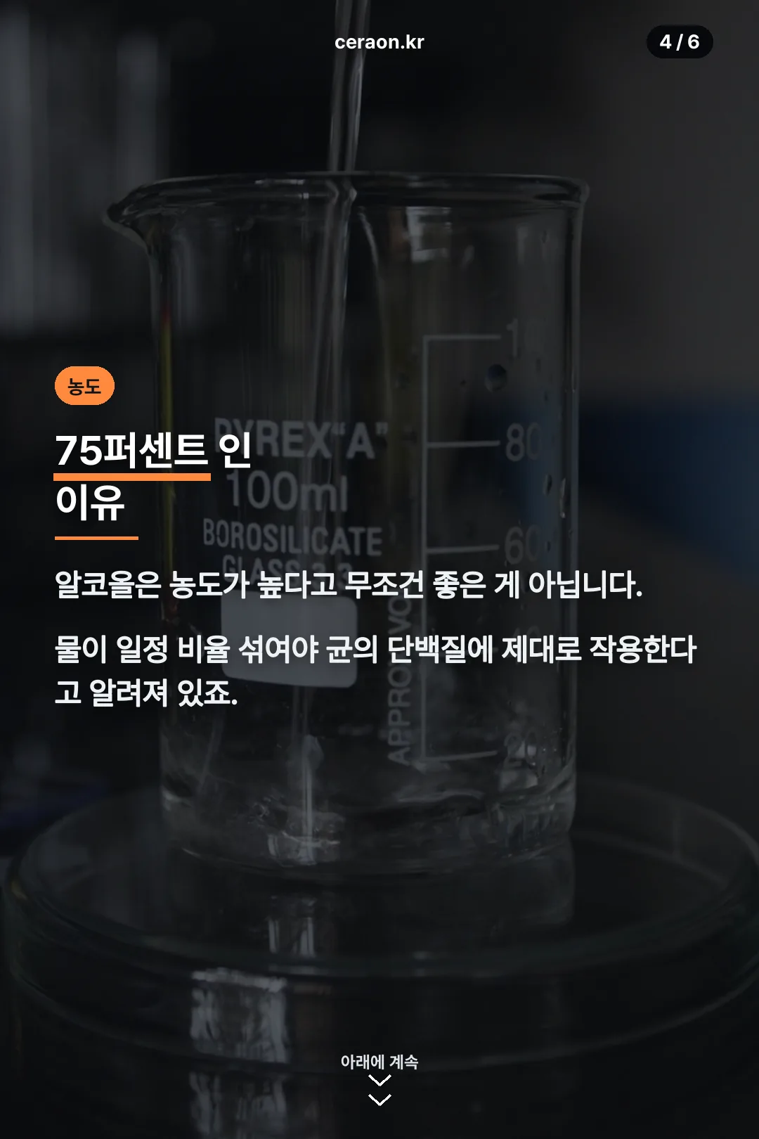 농도 75퍼센트