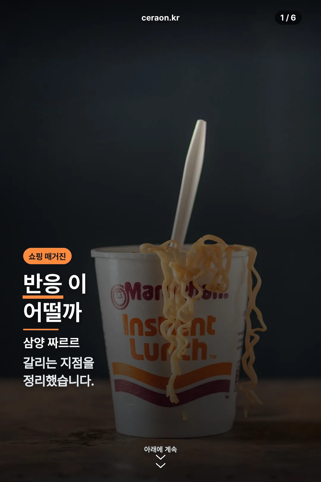 삼양 짜르르 후기 표지
