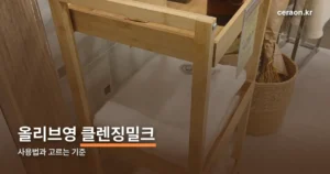 올리브영 클렌징밀크 정리 썸네일