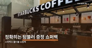 스타벅스 폴더블 쇼핑백 정리 썸네일