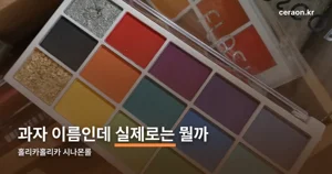 홀리카홀리카 시나몬롤 — 구운 로즈베이지 색 구성 정리