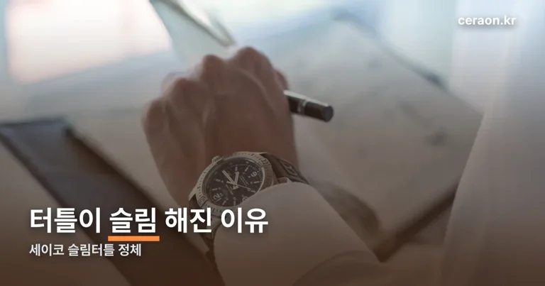 세이코 슬림터틀 정리 썸네일