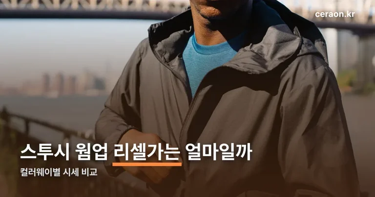 스투시 웜업 바람막이 정리 썸네일